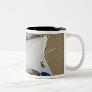 X-48B Blended Wing Body unmanned aerial vehicle 2 Two-Tone Coffee Mug