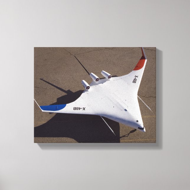 X-48B Blended Wing Body unmanned aerial vehicle Canvas Print (Front)