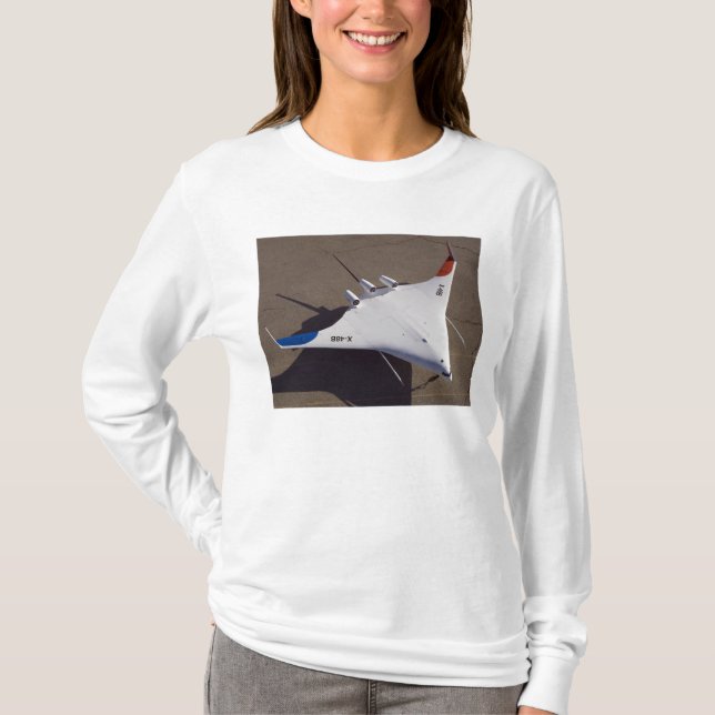 X-48B Blended Wing Body unmanned aerial vehicle T-Shirt (Front)