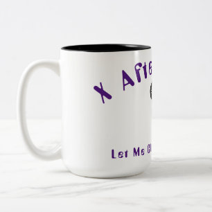 X after hours podcast Two-Tone coffee mug