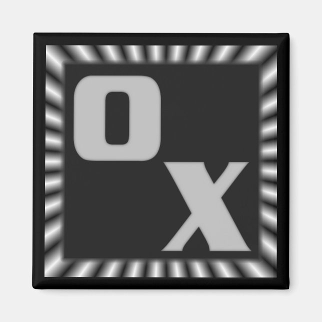 X AND O MAGNET (Front)