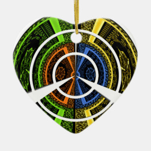 X CERAMIC TREE DECORATION