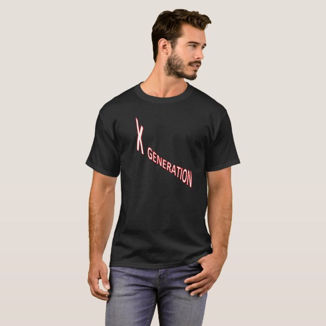 X generation T-shirt (Front Full)