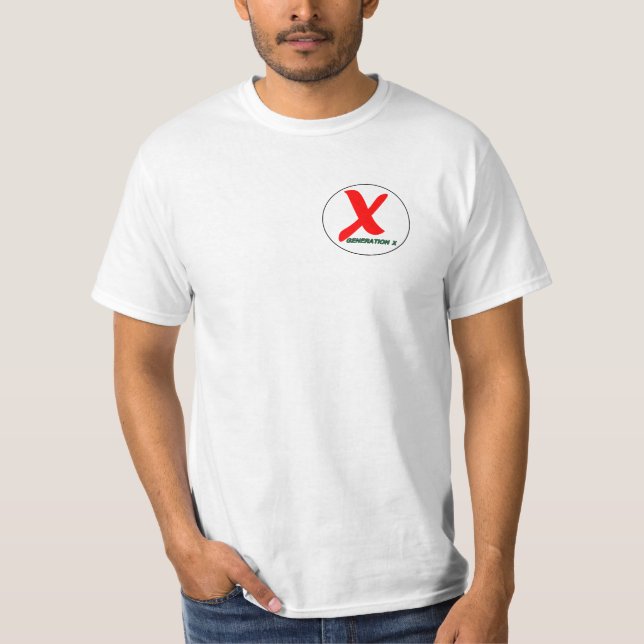 X-generation T-shirt logo (Front)