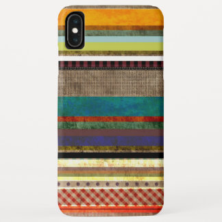 X Grungy striped art Case-Mate iPhone Case