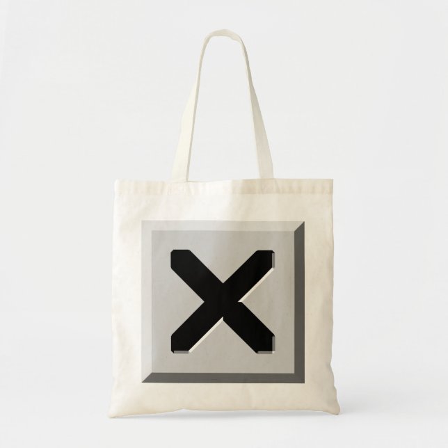 X Icon Tote Bag (Front)