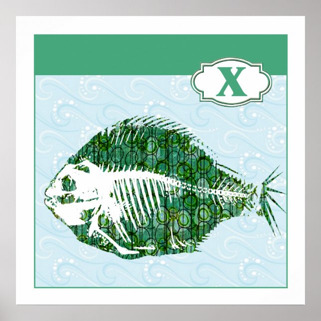 X is for X-Ray Fish Poster (Front)