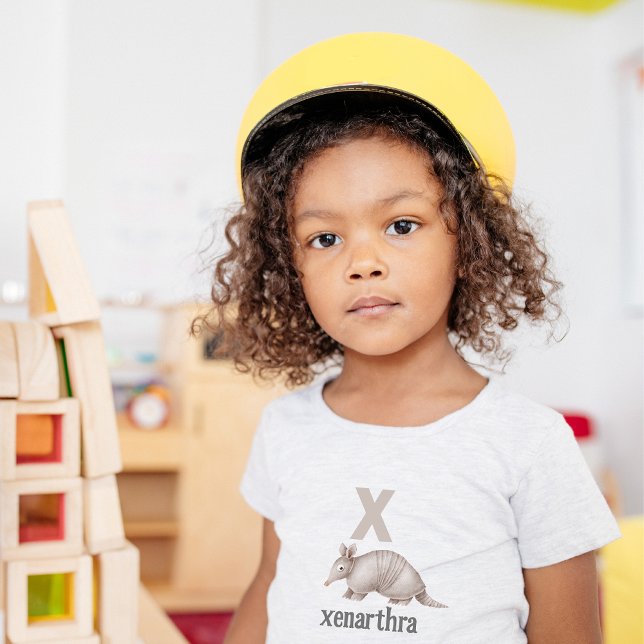 X is for Xenarthra: Discover the Alphabet Toddler T-Shirt (Creator Uploaded)