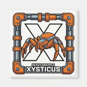 X is for Xysticus (Crab Spider) – GTA Style ABC  Magnet