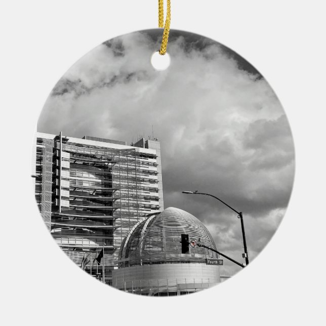 X.ITINERARIES: City Hall Ceramic Tree Decoration (Front)