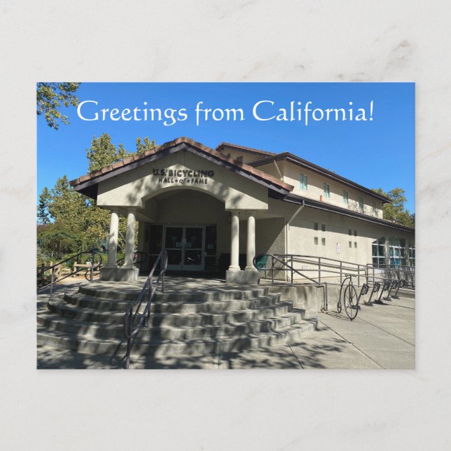 X.ITINERARIES: Greetings from California! Postcard (Front)