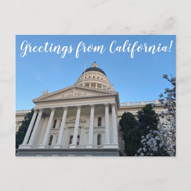 X.ITINERARIES: Greetings from California! Postcard (Front)