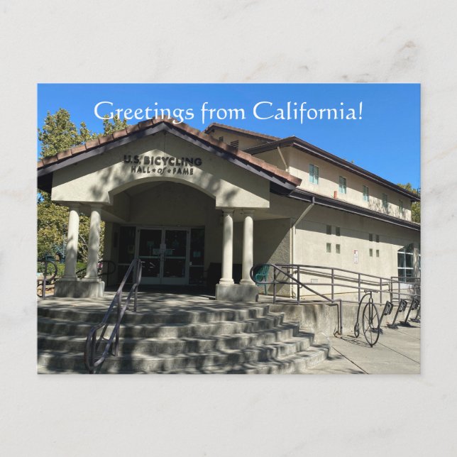 X.ITINERARIES: Greetings from California! Postcard (Front)
