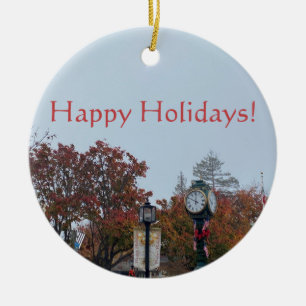 X.ITINERARIES: Happy Holidays! Ceramic Tree Decoration