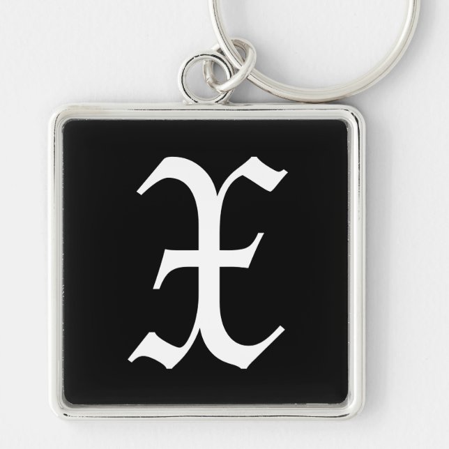 X KEY RING (Front)