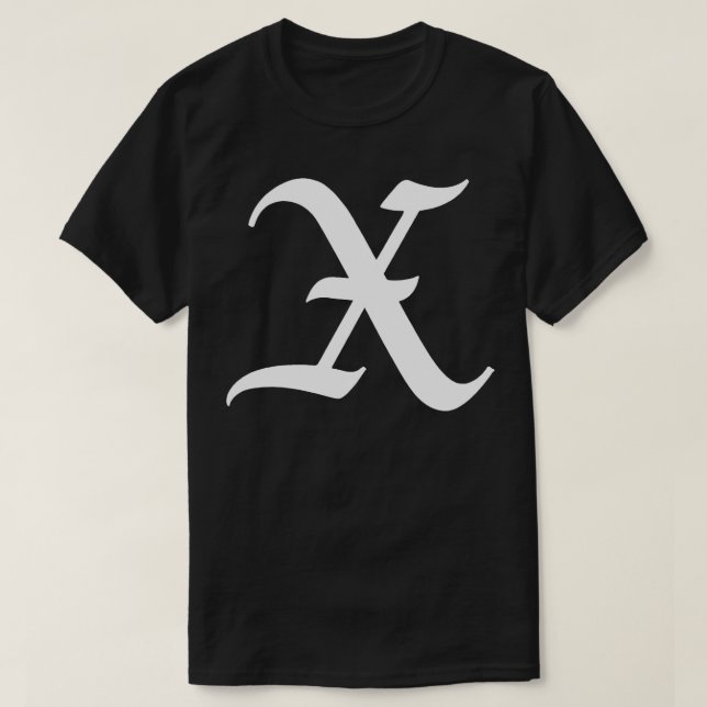X logo T-Shirt (Design Front)