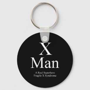 X man fragile x syndrome awareness  key ring