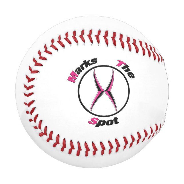 X marks the spot  baseball (Front Left)