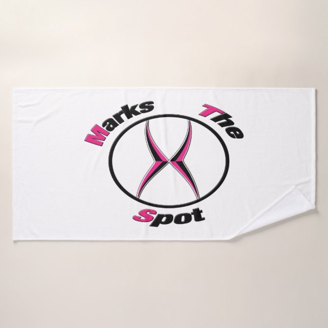 X marks the spot  bath towel (Bath Towel)