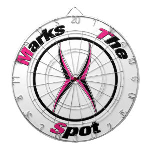 X marks the spot  dartboard