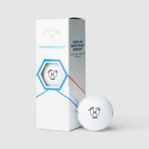 X marks the spot  golf balls