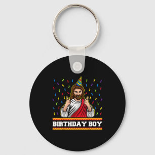 X-mas Funny Jesus Bday For Kids & Adults Jesus Key Ring