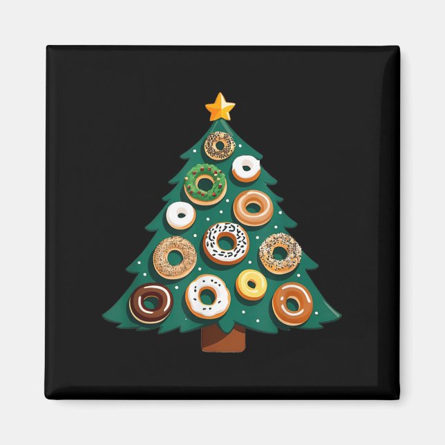 X-mas Morning Breakfast Pastry And Bakery Shop Uni Magnet (Front)