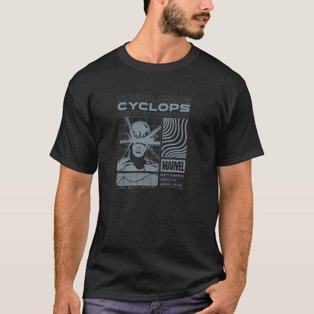 X-Men - Cyclops Digital T-Shirt (Front)