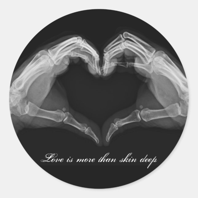 X-Ray Art Classic Round Sticker (Front)