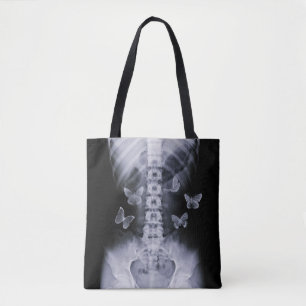 X-Ray Conceptual Butterflies Tote Bag