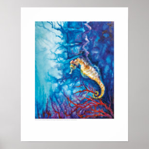 X-ray Cover Art – Sacral Seahorse by L. Rainey Poster