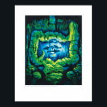 X-ray Cover Art – Undersea Colon Cave by L. Rainey Poster<br><div class="desc">“Undersea Colon Cave” is the fourth cover by Lizzy Rainey, R.T.(R), of Lafayette, Indiana, for Radiologic Technology’s 90th volume year. The radiographic pattern of the ascending, transverse, and descending colon stands out as a school of sharks passes through. The dramatic glow from the lighting of an undersea cave brings to...</div>