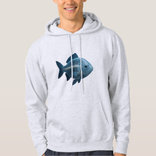 X-Ray Elegance The Hidden Beauty of Fish Hoodie