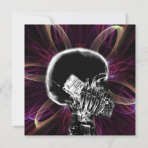X-ray Fractal Flower Smartphone Skeleton - Pink