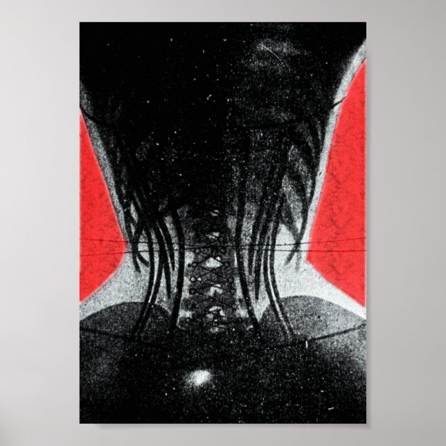 X-Ray Of Woman In A Corset Poster (Front)