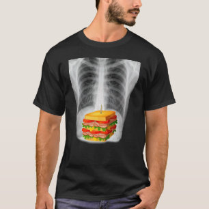 X Ray Showing The Sandwich In My Stomach T-Shirt