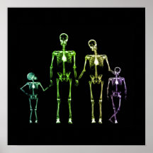 X-Ray Skeleton Family - Multicolor 1