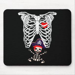 X-ray Skeleton Funny Pregnancy  Mouse Pad