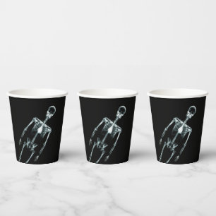 X-Ray Skeleton Paper Cups