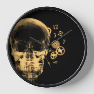 X-Ray Skull & Clock Parts - Orange