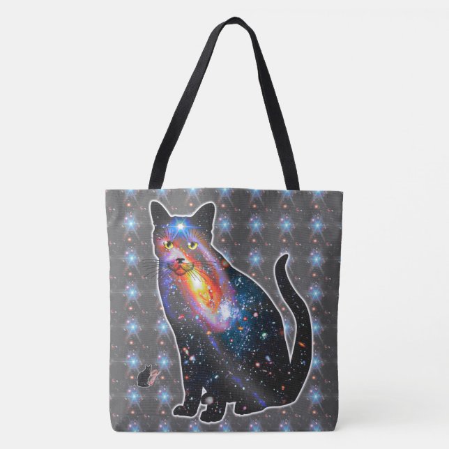 X-Ray Space In Cat Tote Bag (Front)