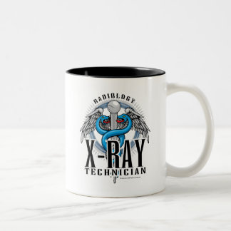 X-Ray Tech Caduceus Two-Tone Coffee Mug