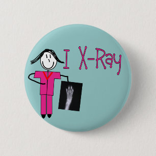 X-Ray Tech Gifts 6 Cm Round Badge