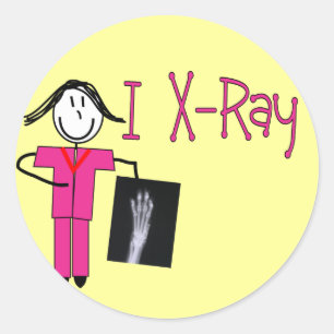 X-Ray Tech Gifts Classic Round Sticker