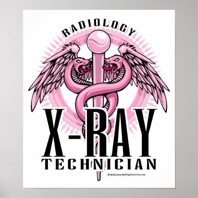 X-Ray Tech Pink Caduceus Poster (Front)