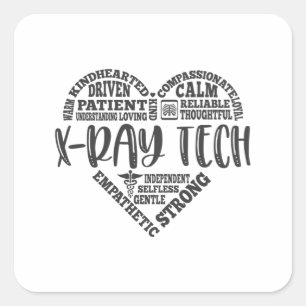 X-ray tech, Xray technologist Square Sticker