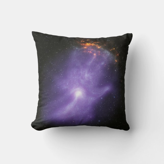 X-Ray Telescopes Ghostly Cosmic Hand Cushion (Front)