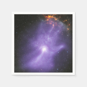 X-Ray Telescopes Ghostly Cosmic Hand Napkin