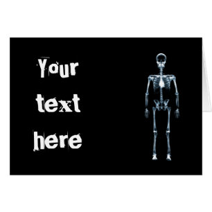 X-Ray Vision Blue Single Skeleton
