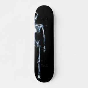 X-Ray Vision Blue Single Skeleton Skateboard